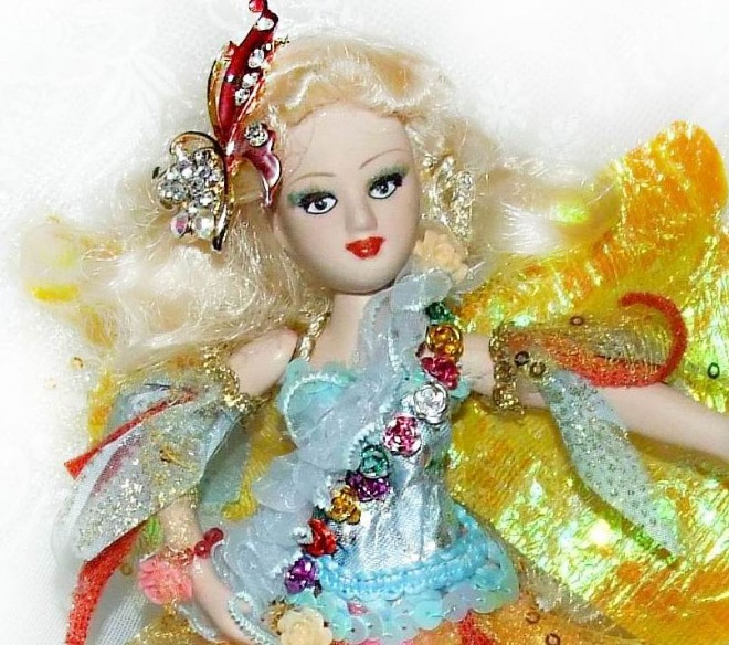 Мои сказочные образы и костюмы фарфоровых куколок (ООАК) к Новому 2018 году