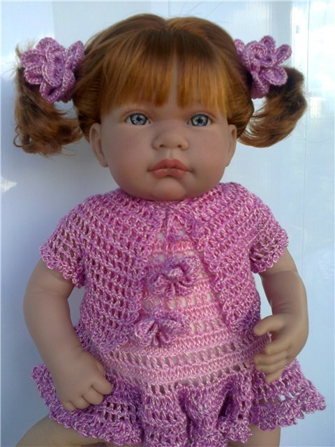 А мы очень любим розовый цвет или последние вязалочки по летним мотивам (фото 5)