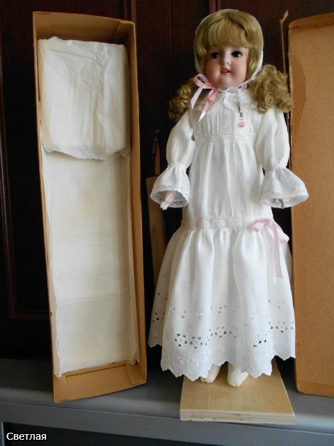 Антикварная кукла коробочного хранения. Или как должно БЫТЬ