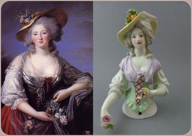 Antique half dolls. Куклы-половинки. Куклы для рукодельниц (фото 6)