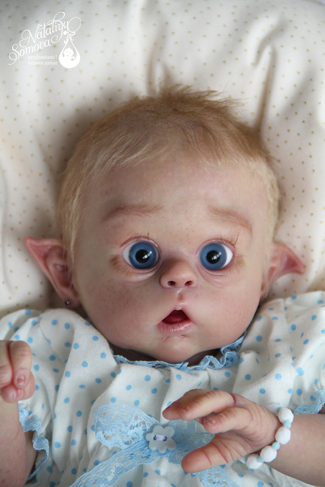 Эльфик Герда. Кукла реборн Наталии Сомовой