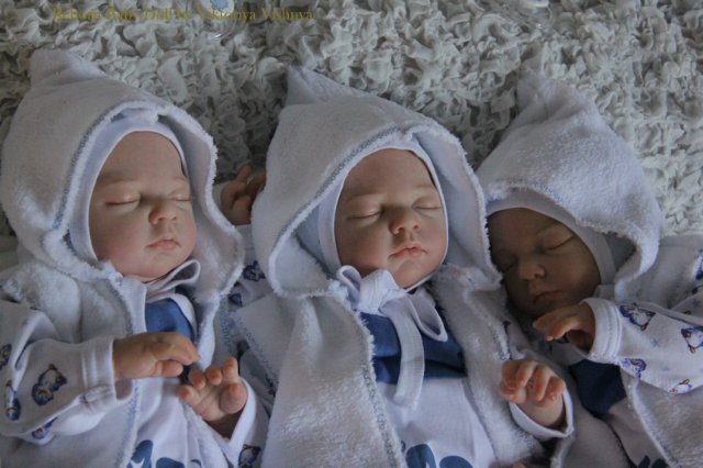 Тройняшки Джошики... Куколки реборн Виктории Вишни