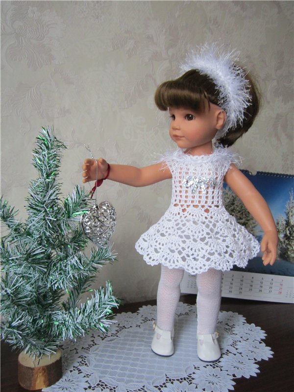 Обновки под ёлочку — Одежда и обувь для кукол своими руками: фото (фото 7)