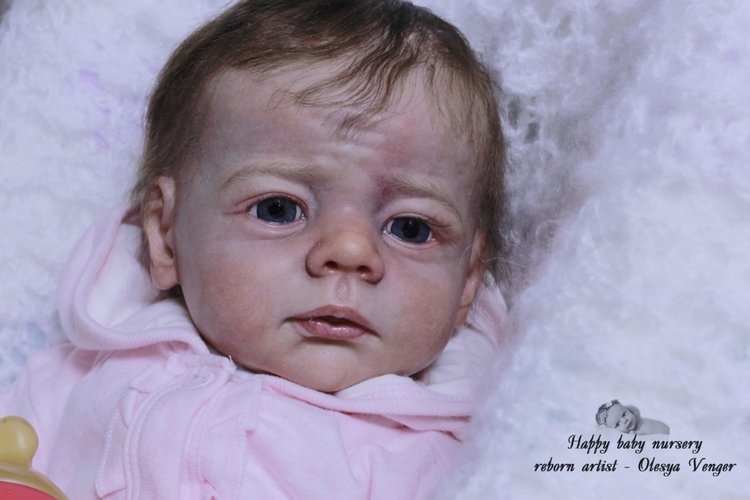 Моё предновогоднее чудо, моя Карлотта. Кукла реборн Олеси Венгер