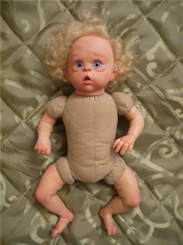 Малыш эльфик Василёк из молдика Офелия, кукла реборн Натальи Фединой, Baby-Zest (фото 6)