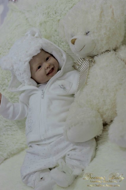 Мой весенний лучик солнышка - Харпер. Кукла реборн Анастасии Бочковой