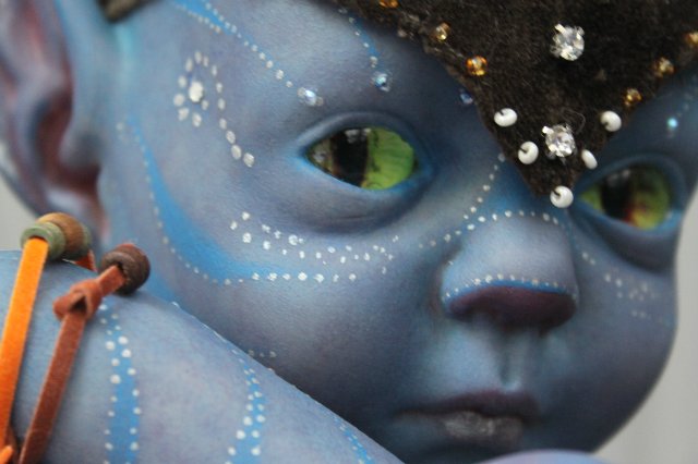 Аватарёнок Вишно (защитник) - кукла от Элины Кудрявцевой