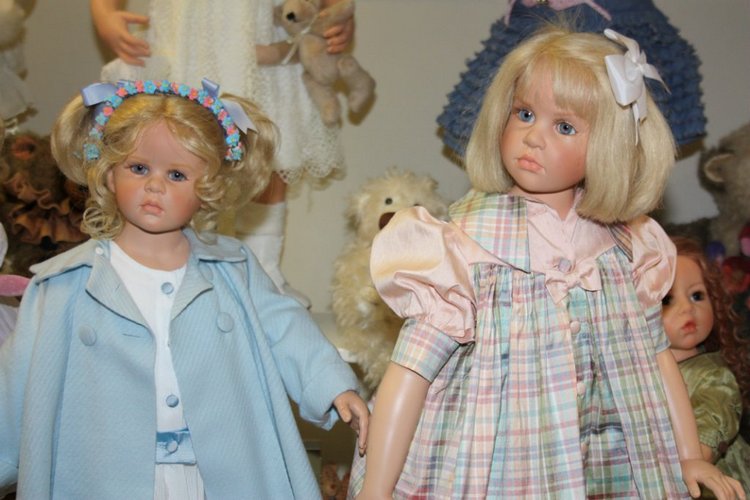 Летняя встреча коллекционеров в магазине Гюнзел, Голландия. Продолжение второй части. Куклы Hildegard Gunzel