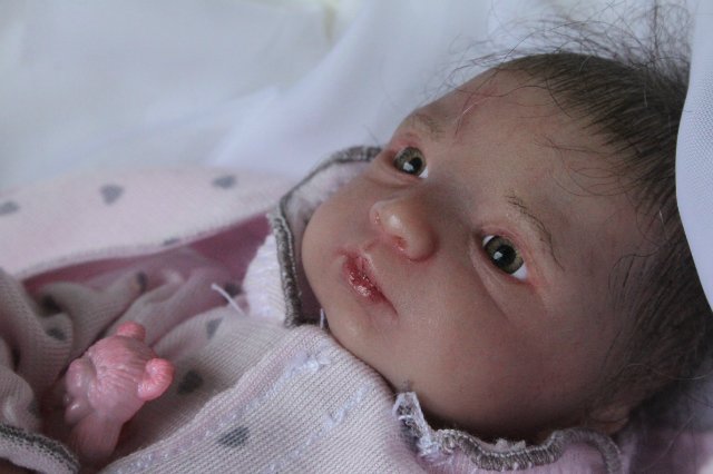 Зая, мини реборн Элины Кудрявцевой