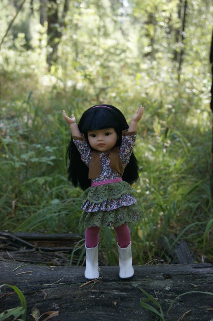 Как Лиу и Клодин за грибами ездили