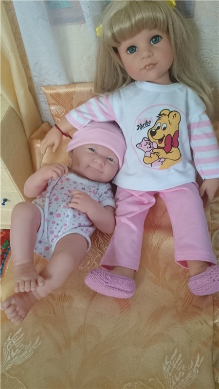 В нашем кукольном семействе пополнение