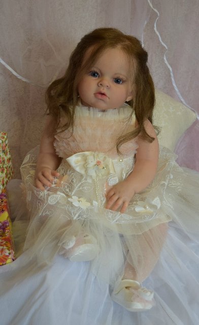 Моя первая большая девочка реборн Ариша