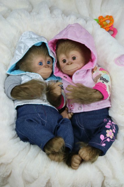 Мартышка - малышка... Куколка реборн Виктории Вишни