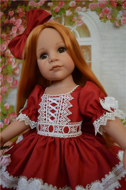 Красное платье для Ханночки | Бэйбики Красное платье для Ханночки (фото 4)