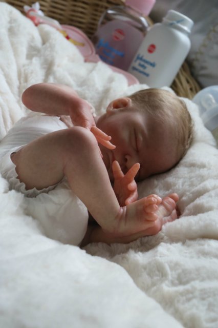 Спящая малышка Рози 2. Куколка реборн Виктории Вишни