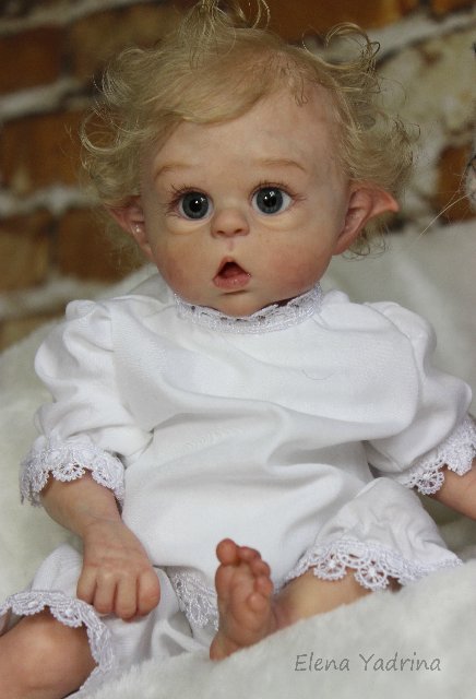 Поваренок по мотивам работы "Прототип мини Офелии". Куклы реборн Елены Ядриной