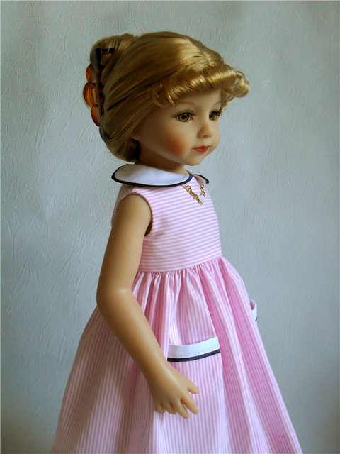 "Кто может быть тебя прелестней?!" Джейми и платье "Голубка". Куклы Maru & friends (фото 8)