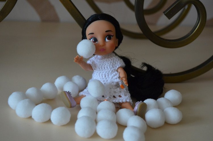 Мини дисней аниматорс Жасмин демонстрирует наряды (фото 10)