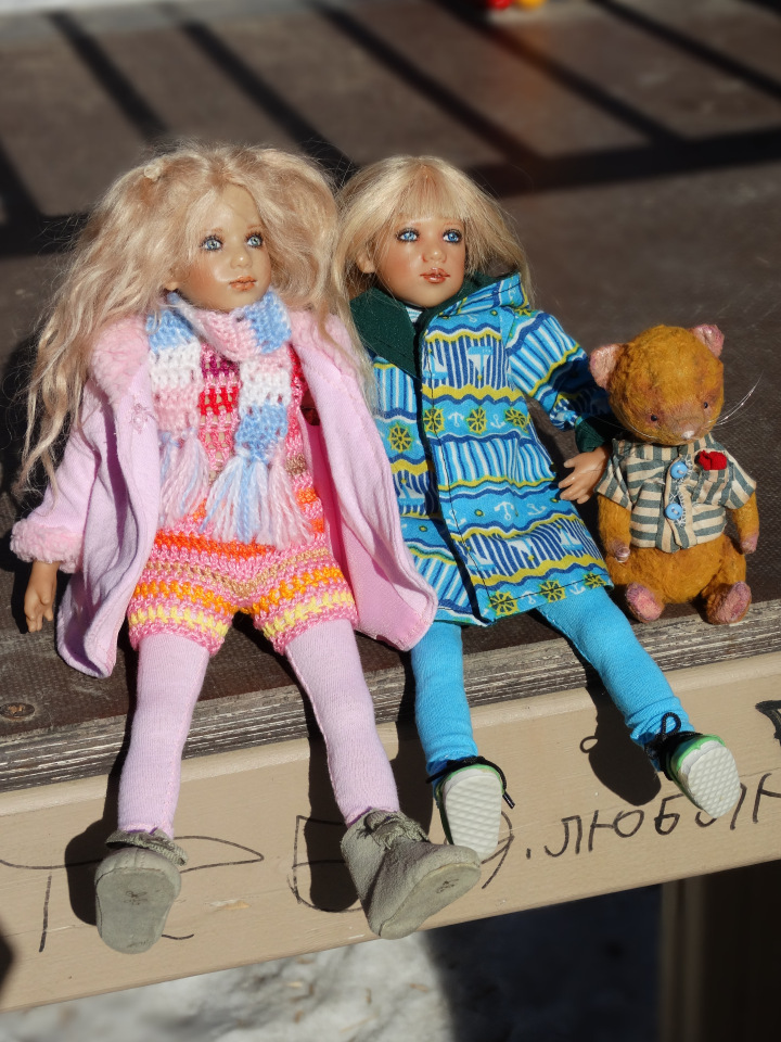Весенняя прогулка — Куклы Annette Himstedt (Аннетт Химстедт): коллекционные