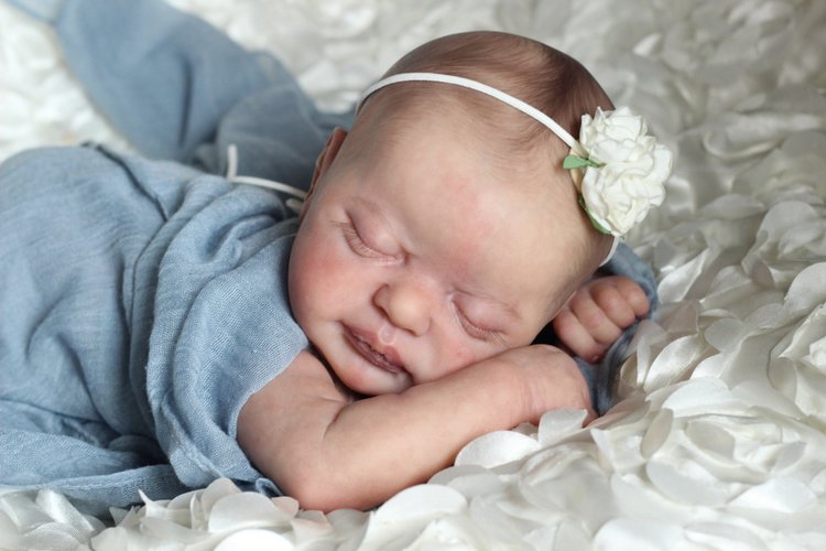 Новорожденная девочка. Кукла реборн Светланы Преображенской