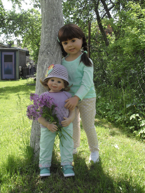 Подмосковная весна или выходные в деревне. Trixi от Monika Levenig и Millie от Monika Peter-Leicht
