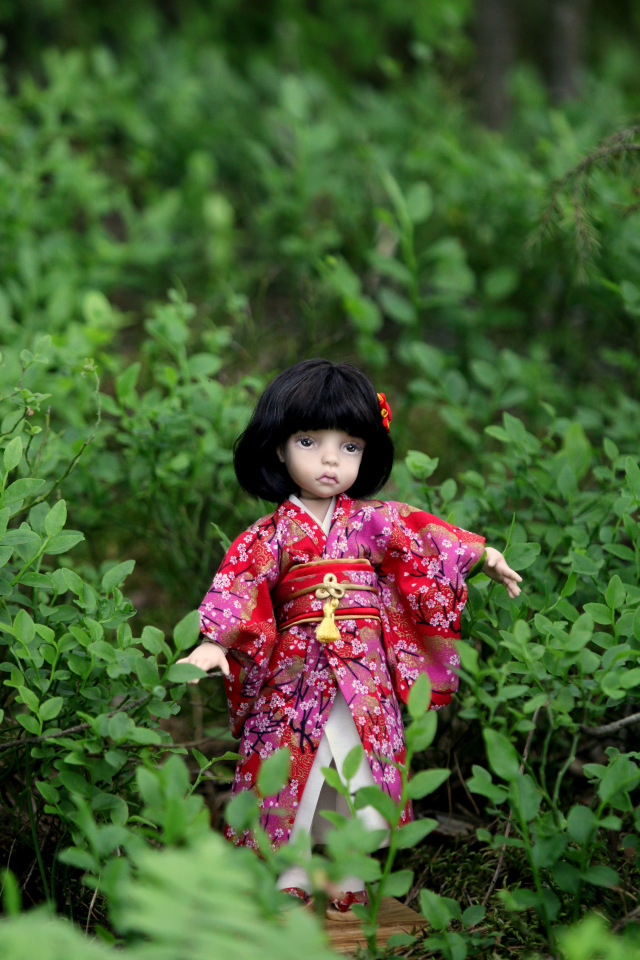 Харуми: фарфоровая шарнирная кукла | Бэйбики Харуми: фарфоровая шарнирная кукла (фото 2)