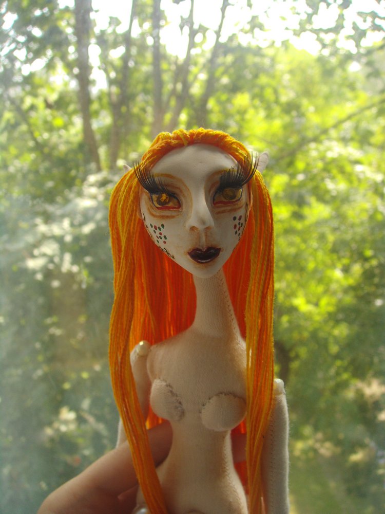 Кукольный эксперимент 4: кукла в смешанной технике