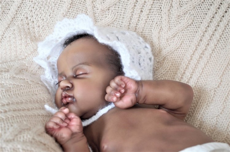 Сладкая девочка реборн Ками от скульптора Laura lee (фото 4)