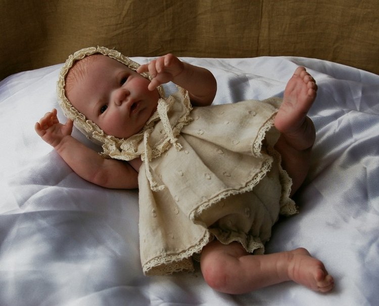 Новый малыш родился. Мини реборн (фото 3)