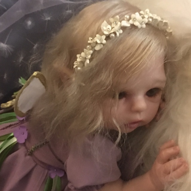 Цветочек-кукла реборн Элины Кудрявцевой