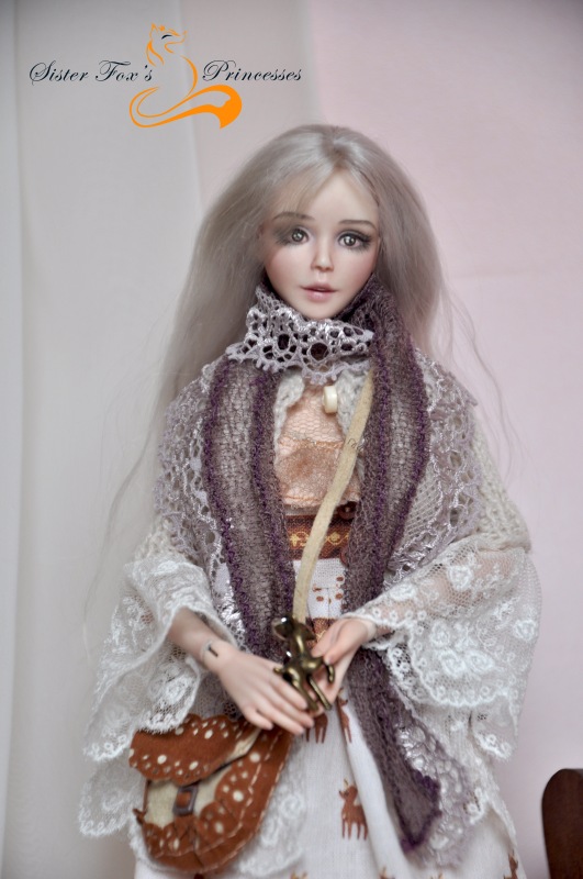 Фарфоровая шарнирная кукла Оленька от SisterFox (фото 3)