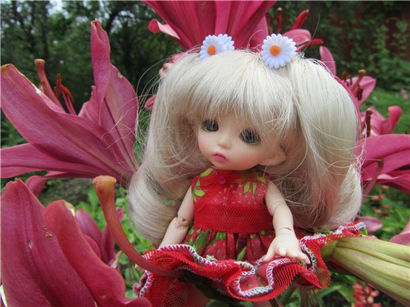 Дюймовочка. Мэгги в саду | Бэйбики Дюймовочка. Мэгги в саду — Куклы Fairyland (ФэйриЛэнд): BJD (БЖД) (фото 9)