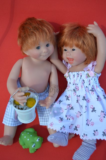 Шито белыми нитками... Вихтели от Rosemarie Anna Muller