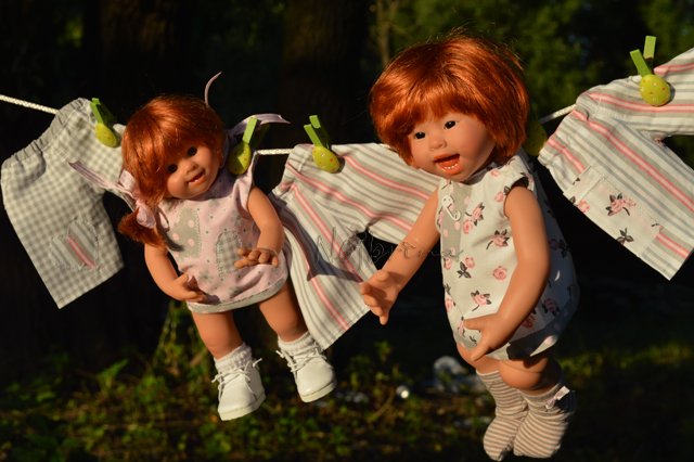 Шито белыми нитками... Вихтели от Rosemarie Anna Muller