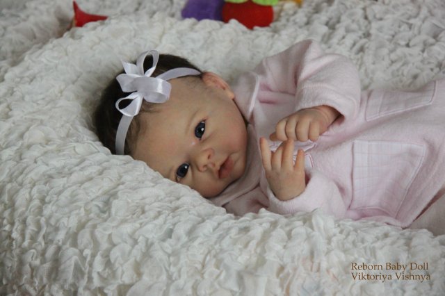 Девочка Кристочка... Куколка реборн Виктории Вишни