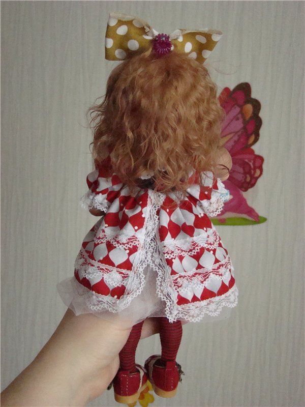 Арлекина. Авторская кукла Кондрашовой Ирины