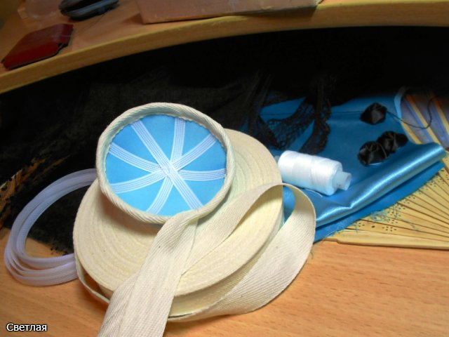 Реставрация Будуарной антикварной куклы. Часть третья. Финал. Бонус: МК шляпка и веер