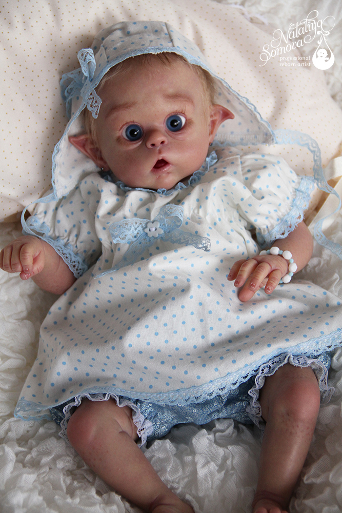 Эльфик Герда. Кукла реборн Наталии Сомовой