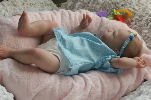 Летнее солнышко... Сабриночка. Куколка реборн Виктории Вишни