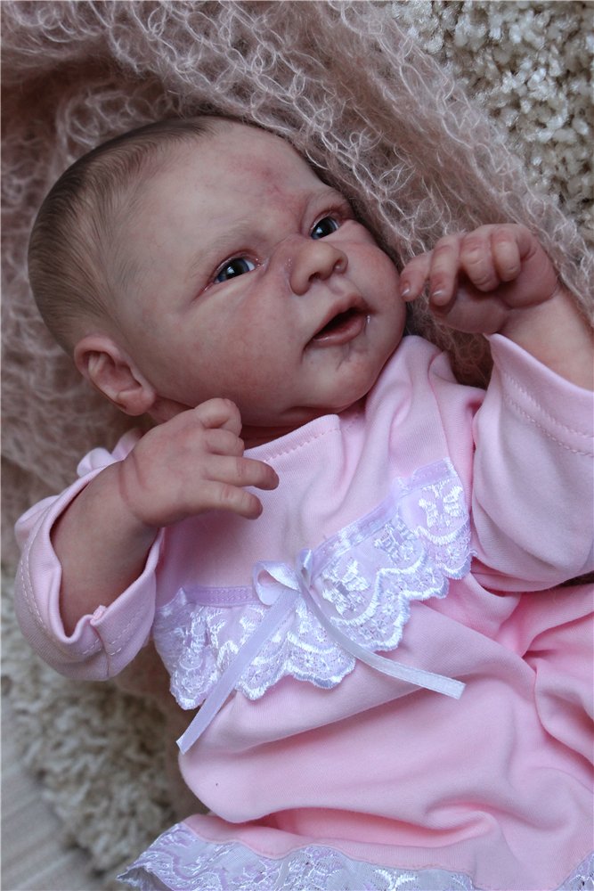 Манюня.Первая фотосессия. Кукла реборн Светланы Преображенской (фото 10)