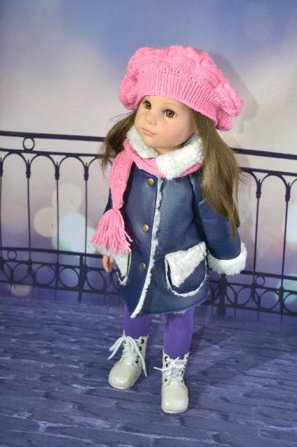 Зимние модницы — Одежда и обувь для кукол своими руками: фото (фото 6)