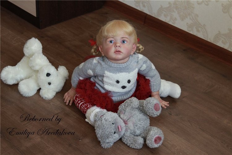 Вилмочка, преображение... Кукла реборн Эмилии Аредаковой (фото 9)