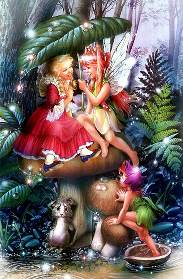 Сказка про Фею и Тролля. Музыкальное Видео. Волшебные иллюстрации от Zorina Baldescu