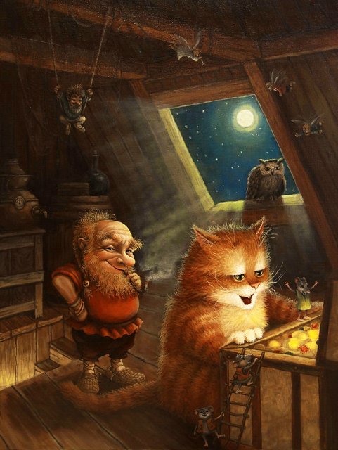 Сказочки кота Кузьмы... художник Александр Маскаев