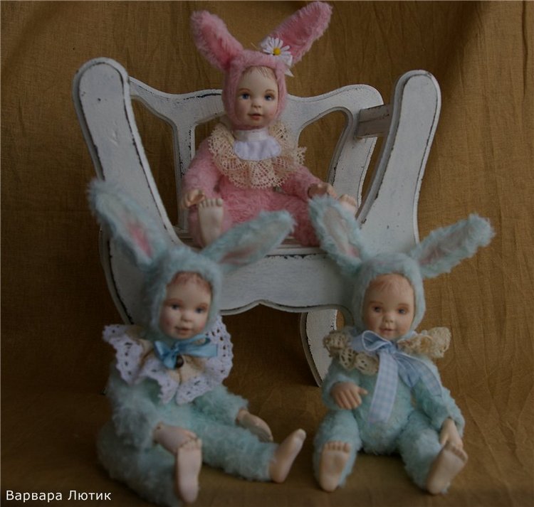 Детки в пушистых костюмчиках. Авторские куклы тедди долл (фото 8)