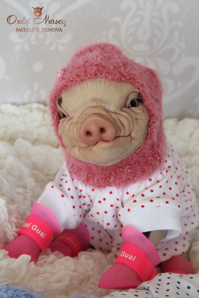 Свинка Пеппа и её младший братик Джордж. Поросята реборн Наталии Сомовой