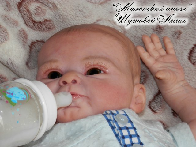 Маленький мужичок-хомячок Мишенька. Кукла-реборн Шутовой Анны (фото 3)