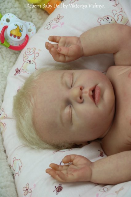 Нежнуля Ноа...Куколка реборн Виктории Вишни (фото 3)