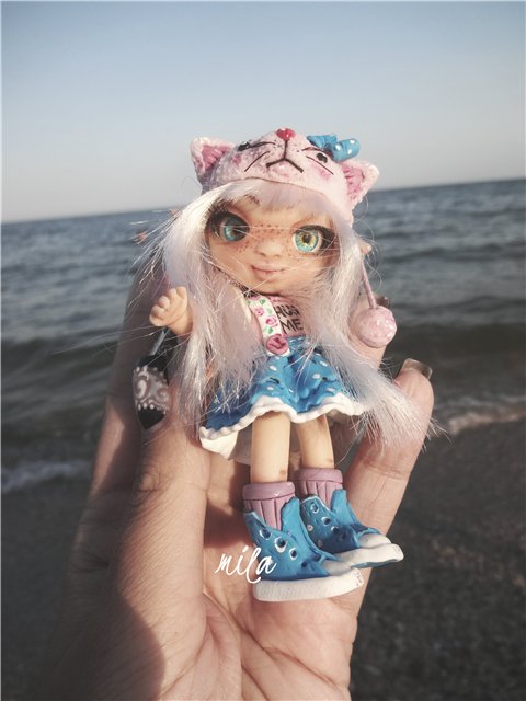 Авторские куколки из полимерной глины от Милы (фото 10)