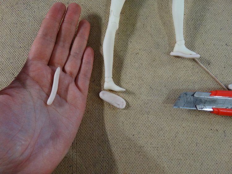 Туфельки из запекаемого пластика для кукол (фото 7)